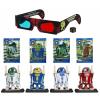 Star Wars Royal starship droids battle packs Discover the Force / Movie Heroes in doos -beschadigde verpakking-