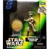 Star Wars POTF Princess Leia in Endor gear (Millenium minted coin) in doos Toys R Us exclusive