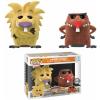 Norbert & Daggett (the Angry Beavers) 2-pack Pop Vinyl Animation Series (Funko) flocked exclusive