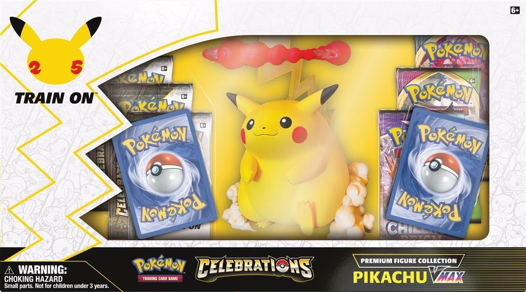 Pokémon TCG Pikachu V-max premium figure Celebrations collection