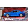 Fast & Furious 7 Brian's Nissan Skyline GT-R (R34) 1:32 in doos (Jada Toys Metals die cast) blauwe versie
