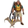 Nick van Owen with paralyzing spray blaster and Pteranodon hatchling Jurassic Park the Lost World Kenner compleet -gebroken duim-