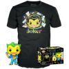 the Joker (Batman the animated series) Pop Vinyl & Tees Heroes (Funko) black light exclusive