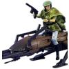 Star Wars POTF Speeder Bike with Princess Leia Organa in Endor gear in doos