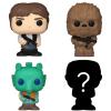 Star Wars 4-pack Han Solo, Chewbacca & Greedo Bitty Pop (Funko)