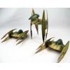 Star Wars Episode I Trade Federation Droid Fighters compleet