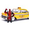 Marvel's Deadpool & 1957 Chevy Bel Air 1:24 in doos (Jada Toys Metals die cast) -beschadigde verpakking-