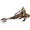 Star Wars POTF Speeder Bike with Princess Leia Organa in Endor gear in doos