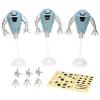 MOTU Hover Robots 3-pack Matty Collector's figuur compleet