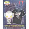Pennywise with beaver hat (It chapter two) Pop Vinyl & Tee Movies Series (Funko) black and white special edition