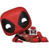 Deadpool (holding Wolverine photo) Pop Vinyl Marvel (Funko) Entertainment Earth exclusive -beschadigde verpakking-