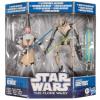 Star Wars Obi-Wan Kenobi & General Grievous (destroy Malevolence 2-pack) the Clone Wars in doos Walmart exclusive