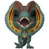 Dilophosaurus (Jurassic Park) Pop Vinyl Movies Series (Funko) glows in the dark exhibition exclusive