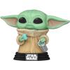 Grogu with cookies (the Mandalorian) Pop Vinyl Star Wars Series (Funko) flocked exclusive