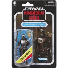 Vintage-Style Mandalorian and Grogu items