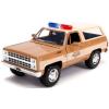 Stranger Things Hopper's Chevy Blazer with police badge 1:24 in doos (Jada Toys Metals die cast)