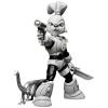 Usagi Yojimbo (space adventure) black & white Teenage Mutant Ninja Turtles in doos Neca