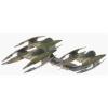 Star Wars Episode I Trade Federation Droid Fighters in doos