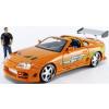 Fast & Furious Brian & Toyota Supra 1:24 in doos (Jada Toys Metals die cast)