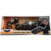 the Dark Knight Batmobile & Batman 1:24 in doos (Jada Toys Metals die cast)