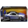 Fast & Furious 7 Brian's Nissan Skyline GT-R (R34) 1:32 in doos (Jada Toys Metals die cast)