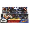 Hot Wheels Star Wars light side vs dark side 5-pack in doos (Mattel)