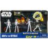 Star Wars Army of the Republic Battle Packs the Clone Wars in doos