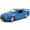Fast & Furious 7 Brian's Nissan Skyline GT-R (R34) 1:32 in doos (Jada Toys Metals die cast) blauwe versie
