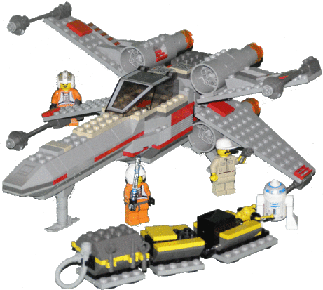 Lego 7140 Star Wars X-wing Fighter en Doos