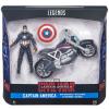 Captain America with Motorcycle Marvel Legends Series in doos