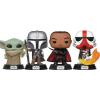 Grogu / the Mandalorian / Moff Gideon / Incinerator Stormtrooper 4-pack Pop Vinyl Star Wars Series (Funko) glows in the dark exclusive