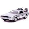 Back to the Future part 2 Time Machine DeLorean 1:32 in doos (Jada Toys Metals die cast)