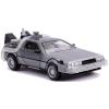 Back to the Future part 2 Time Machine DeLorean 1:24 in doos (Jada Toys Metals die cast)