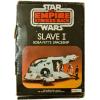 Star Wars vintage Slave 1 Boba Fett's spaceship en the Empire strikes back doos (Palitoy)
