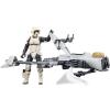 Star Wars Speeder Bike Scout Trooper & Grogu (the Mandalorian) Vintage-Style in doos