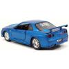 Fast & Furious 7 Brian's Nissan Skyline GT-R (R34) 1:32 in doos (Jada Toys Metals die cast) blauwe versie