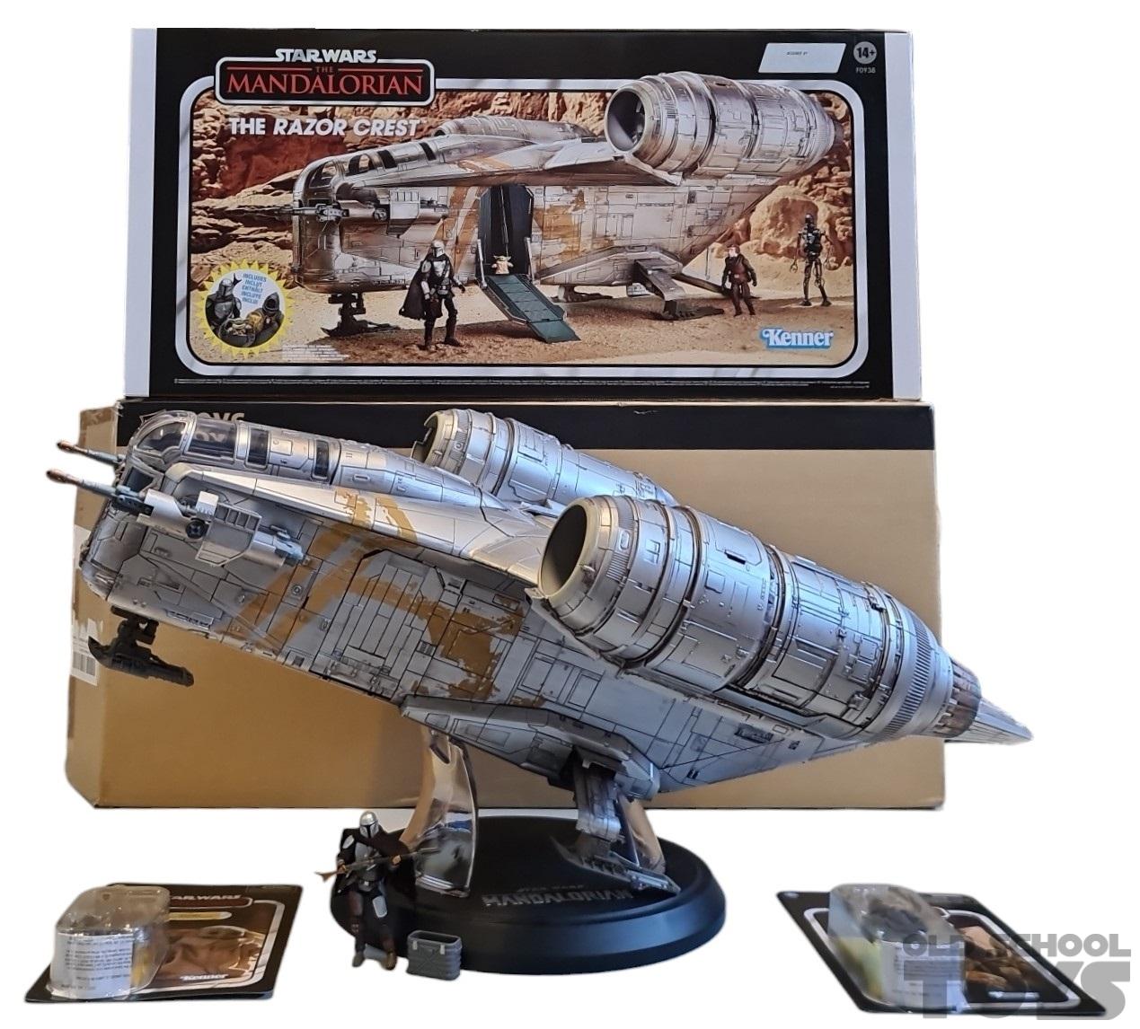 Star Wars Razor Crest (the Mandalorian) Vintage-Style en doos