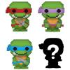 Teenage Mutant Ninja Turtles 4-pack Raphael, Donatello & Leonardo 8-BIT Bitty Pop (Funko)