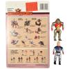 Krulos and Questar Dino-Riders (Tyco) & backing card compleet