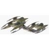 Star Wars Episode I Trade Federation Droid Fighters compleet