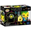 the Joker (Batman the animated series) Pop Vinyl & Tees Heroes (Funko) black light exclusive