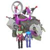Triceratops with Hammerhead and Sidewinder Dino-Riders (Tyco) incompleet