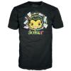 the Joker (Batman the animated series) Pop Vinyl & Tees Heroes (Funko) black light exclusive